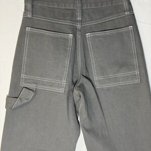 John Galt / Brandy Millville Gray Carpenter Utility Pants with Pockets small-26